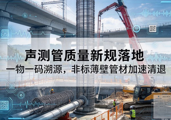 旬邑声测管质量新规落地，一物一码溯源，非标薄壁管材加速清退