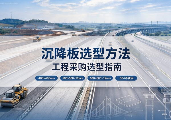 旬邑沉降板选择方法